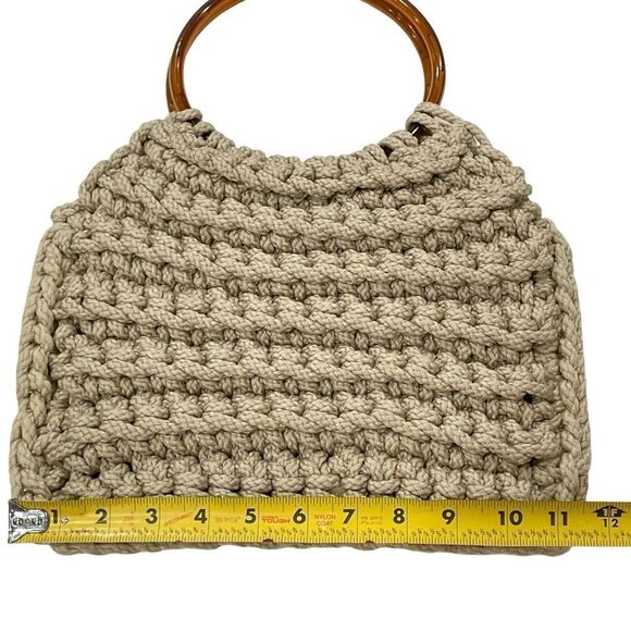 Vintage Handbag, Tan - Picture 7 of 10